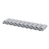Tvoros Juosta Klipsai Basic Line 4.75 cm (RAL7040) - 20 vnt
